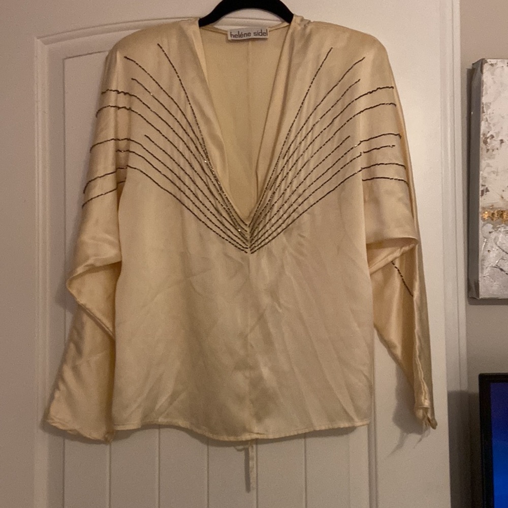 100% Silk vintage, very sexy blouse